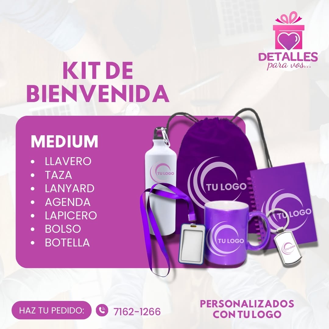 Kit de bienvenida corporativo